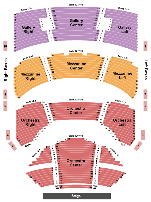 Sarofim Hall Great Gatsby Seating Chart